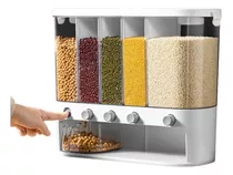 Dispensador De Alimentos Frutos Secos 5 Compartimientos