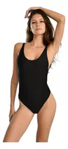 Traje De Baño Her Enterisa Negro Body Mujer Verano Nuevo