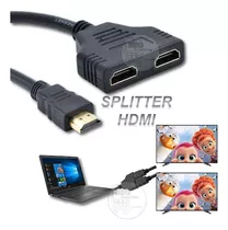 Cable Hdmi Splitter | Conecta De Una Salida Hd A 2 Monitores