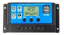 Regulador De Carga Panel Solar 20a 12v 24v Display Usb Pwm