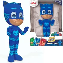 Boneco Menino Gato Boneco Lagartixo Corujita Pj Masks Grande