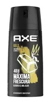 Desodorante Spray Seco Axe 152 Ml Gold Wood & Vainilla