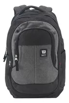 Mochila Urbana Wilson Urbana 65.11081 Color Negro Diseño Liso 30l