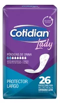 Protector Para Incontinencia Cotidian Lady X 26