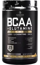 Bcaa Sascha Fitness + Glutamina + L-carnitina Aminoácido 