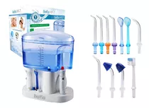 Irrigador Higiene Bucal Dental Nasal Oral Water Belfia Hf7+ 11 Pico 1000ml Blanco 220v