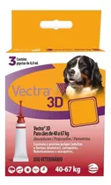 Pipeta Antiparasitário Para Carrapato Ceva Vectra 3d Para Cão De 40kg A 67kg Cor Vermelho