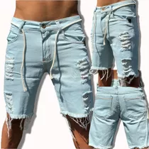 Bermudas Jeans Masculinas Com Lycra Elastano Promoçao Mega