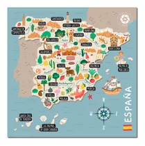 Mapa España Con Realidad Aumentada