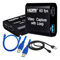 Capturadora De Video Streaming Fhd Hd Hdmi 4k Usb Xbox Ps4