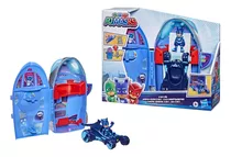 Veiculo E Boneco Pj Masks Qg 2 Em 1 E Felinomóvel Hasbro