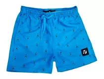 Short Topper Baño Slim Boys Azul Niño