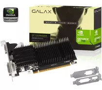 Placa Video Nvidia Geforce Gt 710 1gb Ddr3 Hdmi De 192 Cores