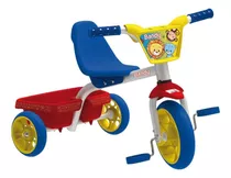 Triciclo De Pedal Com Carenagem Linha Bandy Bandeirante Cor Azul