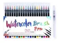 Marcadores Watercolor Brush 20 Piezas + Pincel