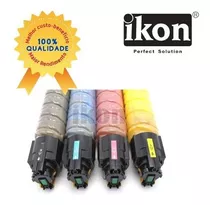 Kit 4 Cores Toner Mp C300 C400 C401 Compativel 