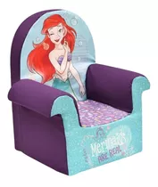 Sillon Infantil Individual De Espuma Disney Color Princesas Ariel
