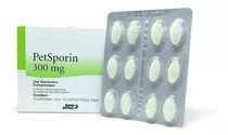 Petsporin 300 Mg  Antibiótico 12 Comprimidos