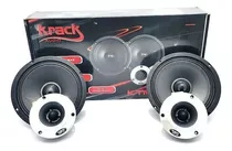 Set De Medios 6.5 Pul 300w 4 Ohm Tweeter Bala Krack Ktm-6520 Color Negro