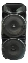 Parlante Pro Bass Wave 208 208 Portátil Con Bluetooth  Negro 110v/220v