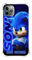 Case Capa Capinha De Celular Compativel Sonic Logo Com Nome