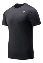 Remera New Balance Running Hombre Mc Negro Cli