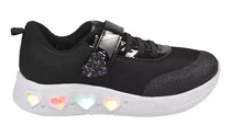 Zapatilla Urbana Niñas Reforzada Luces Led Brillo Molekinha