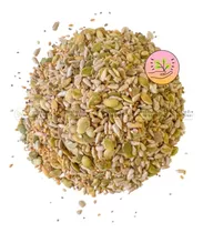 Mix De Sementes Abóbora/girassol/chia/linhaça/gergelim 1kg