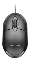 Mouse Óptico Usb Classic Box Full Black Mo300 Multilaser