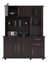 Modular Organizador Aparador 1.41m Funcional Orlandi Envíos Color Wengue