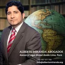 Asesoría Legal Desde Lima, Perú - Alberto Miranda Abogados