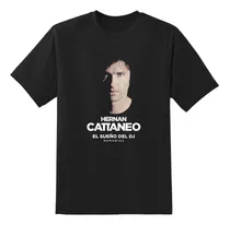 Remera Estampada Hernan Cattaneo Hombre Mujer Dj Musica