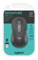 Mouse Logitech Inalámbrico M650 L Left Para Usuarios Zurdos Color Negro