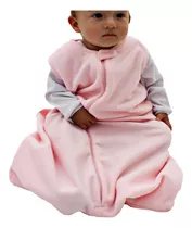 Saco De Dormir Bebe Microsoft Ziper Pijama Casulo Noite Rosa