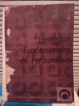 Elementos Fundamentales De Psicoanálisis. Charles Brenner