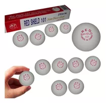 Cajas De 12 Pelotas Ping Pong 1/2 40mm Red Shield Sport R5