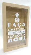 Quadro Cofre Ou Rolha 27x17cm +vidro E Adesivo Personalizado