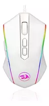 Mouse Redragon Gamer Memeanlion Lunar White Rgb M710w