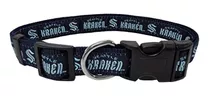 ~? Pets First Dog Collar - Nhl Seattle Kraken Pet Collar, Ta