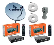 Antena Parabólica Banda Ku 60cm 2 Midiabox Se Century Quad