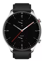 Smartwatch Amazfit Fashion Gtr 2 Classic Edition 1.39  Caja 46.4mm De  Acero Inoxidable  Silver, Malla  Obsidian Black De  Cuero A1952