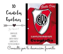 Caratulas Imprimibles T. Carta / N°3 C. A. River Plate Mod.1