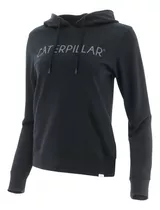 Poleron Caterpillar W Fdtn Logo Fleece H Pitc Para Dama