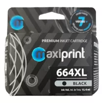 Mxp-664k Cartucho Maxiprint Compatible Hp 664xl Negro