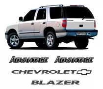 Adesivos Blazer Advantage 2007 Emblema Chevrolet Resinados