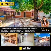 Casa En Venta Entre Paragua Y Mutualista  Dentro Del 3er Anillo