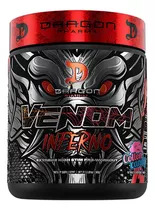 Pre Entreno Dragon Pharma Venom Inferno 40 Servs Extreme Sabor Cotton Candy