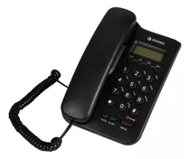 Teléfono Fijo Con Cable Pared Números Grandes Identificador Color Blanco