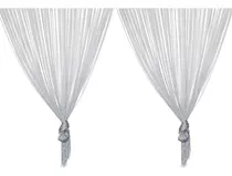 Cortinas De Flecos Adornos Decorativas Fiestas Y Puertas 2pc