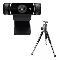 Camara Webcam Logitech C922 Stream Con Tripode Color Negro